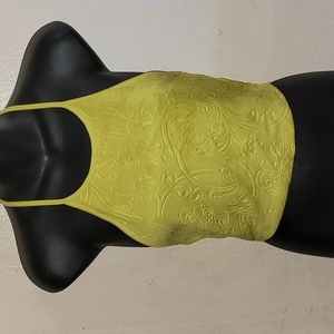 Forever 21 top size S color neon  yellow great condition